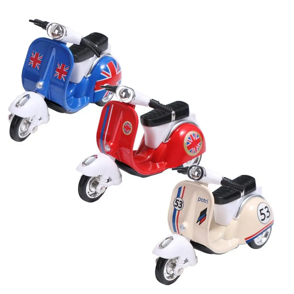 

Portable Pull-back Motorcycle Model Miniature Diecast Mini Motorcycle Inertia Vehicle Toy Simulation Motorcycle Toy Collection