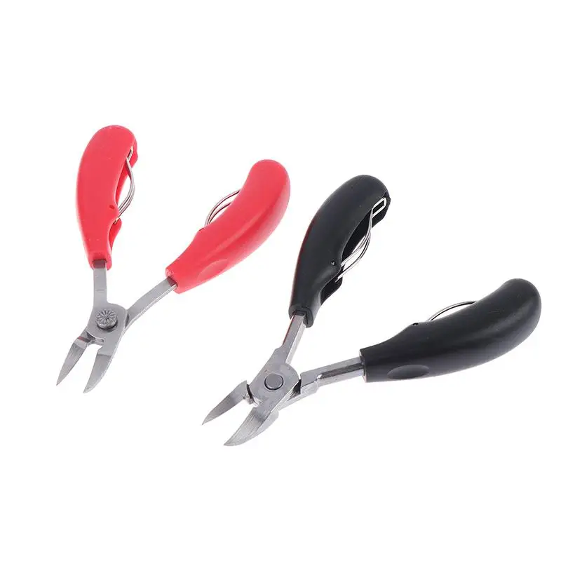 Zangen für eingewachsene Zehennägel aus rostfreiem Stahl, scharfer gebogener Kiefer, rutschfester Griff, Pediküre-Werkzeug für die Nagelpflege zu Hause oder im Salon. – Detail 8