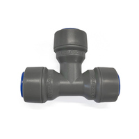 Kegland Duotight Plastic Quick Connect Pipe Hose Connector Push In Fitting 9,5mm (3/8) Tee Piece