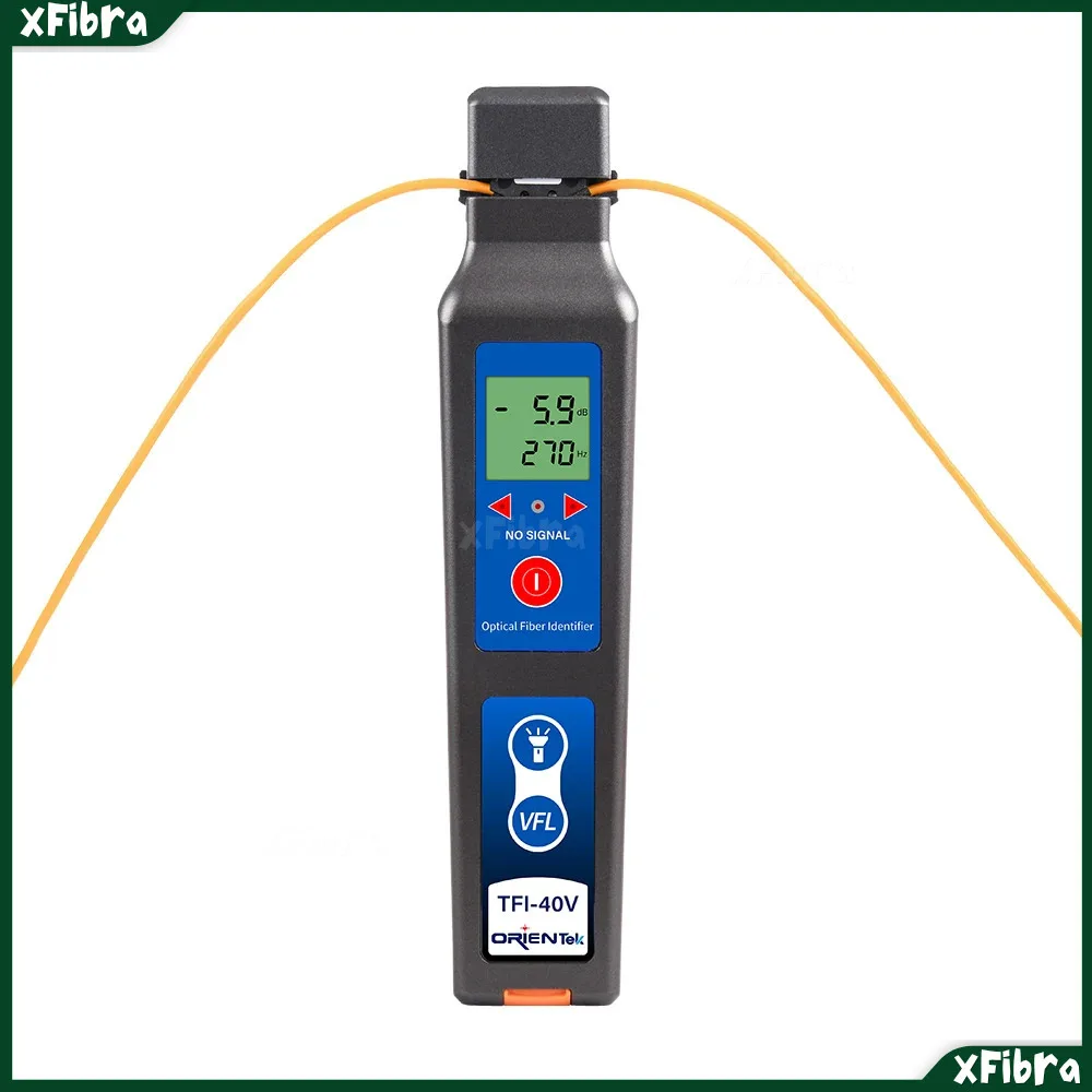 Orientek TFI-40 معرف الألياف البصرية الحية كاشف حركة المرور جهاز اختبار الألياف البصرية معرف الألياف