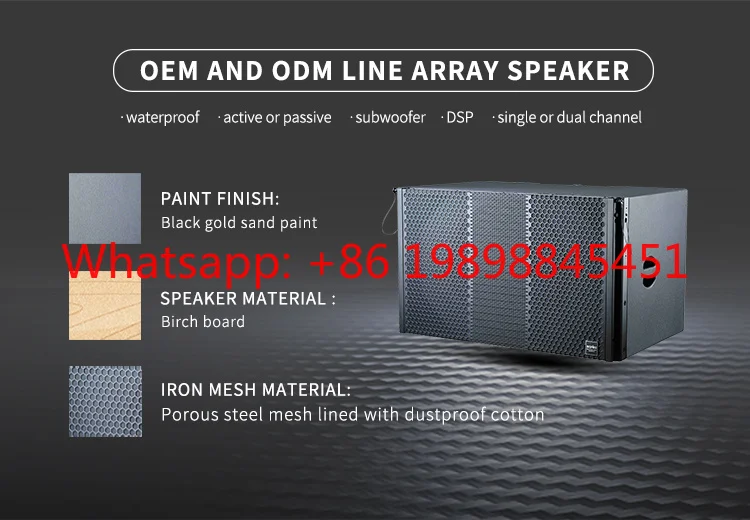 1000W Dual 12 Inch 2-Way Professional Line Array PA System