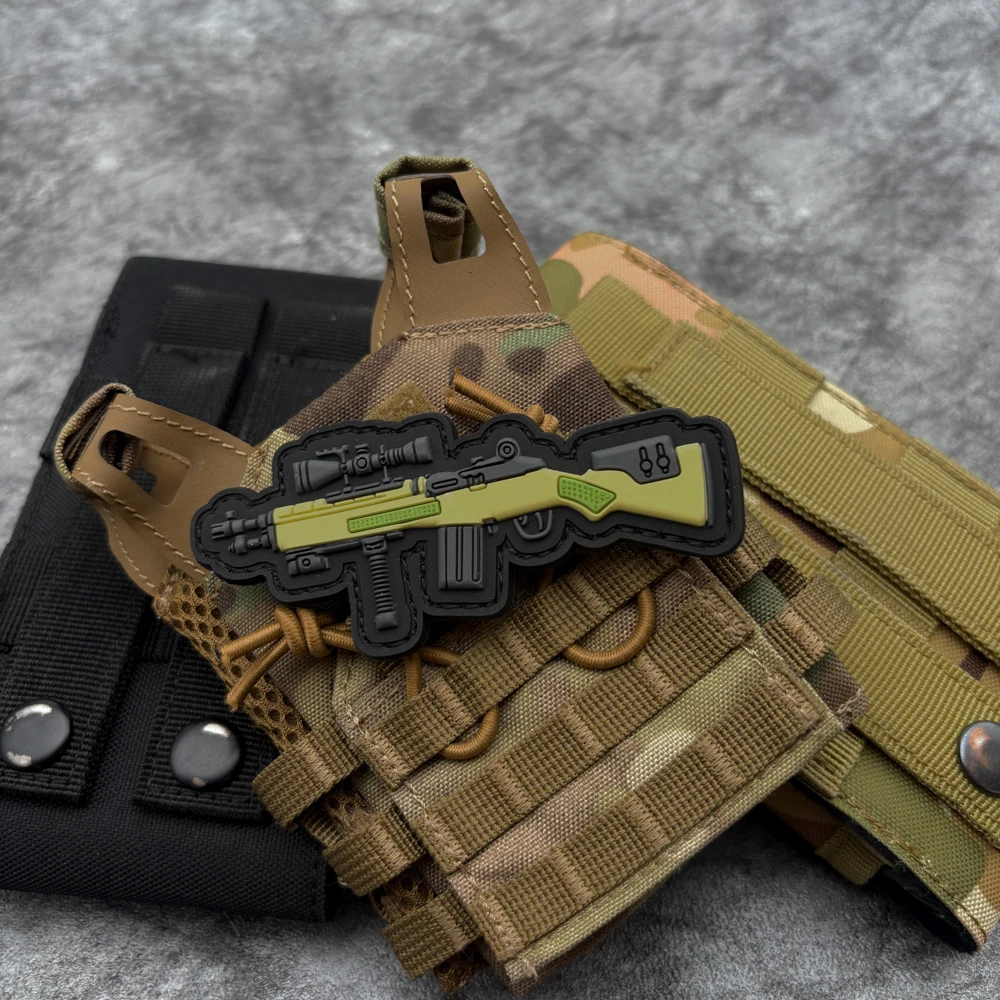 Velcro Hook Loop - An Attack Pattern Pvc Patch, Soft