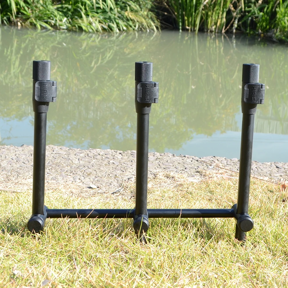 Hirisi Carp Fishing Rod Support Aliuminium Fixed Bar Crossbar BZF001 Fishing Rod Pod Accessories