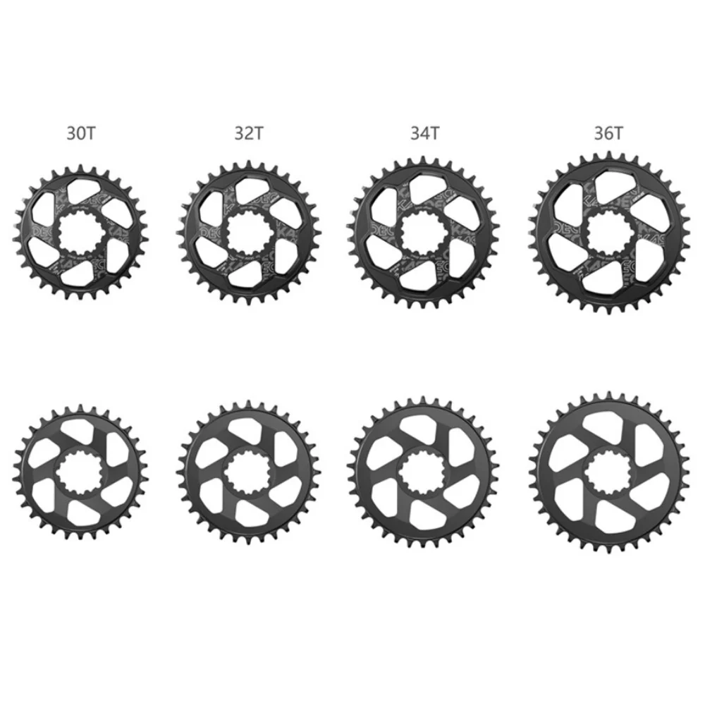 DECKAS 30T-38T forGXP 3mm Offset Chainring Mountain Bike Crown Bicycle Crank for all the SR Direct Mount (3 bolts) Cranksets