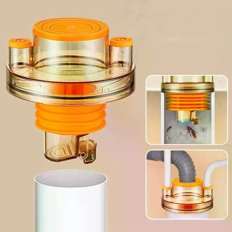 Drainer Floor Drain Plug Anti Odor Filter Core Sealing Floor Drain Deodorant Kitchen Sewer Pipe Sealing Ring Washing Machine