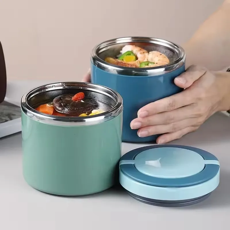 

630/1000ml Food Thermal Jar Insulated Soup Cup Thermos Containers Stainless Steel Lunch Box Thermo Keep Hot for School Children