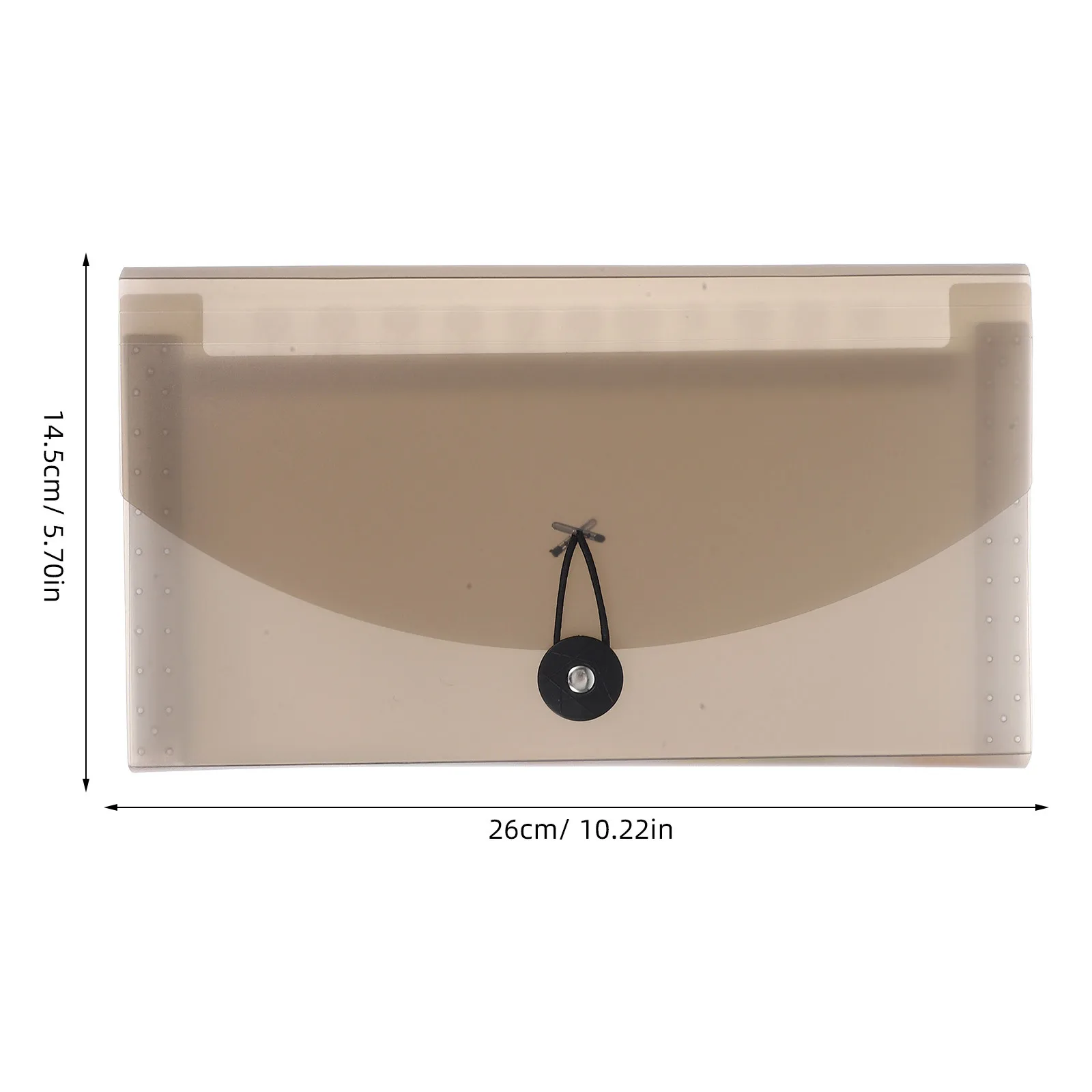 Mini organizer per file a fisarmonica A6, porta ricevute espandibile portatile per fatture, documenti, biglietti da visita, cartella di archiviazione in plastica