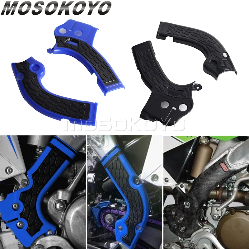 

Motorcycle Accessories X-Grip Frame Guard Protection Cover Guards Plastic For Yamaha YZ250F YZ450F WR250F WR450F YZ WR 250F 450F