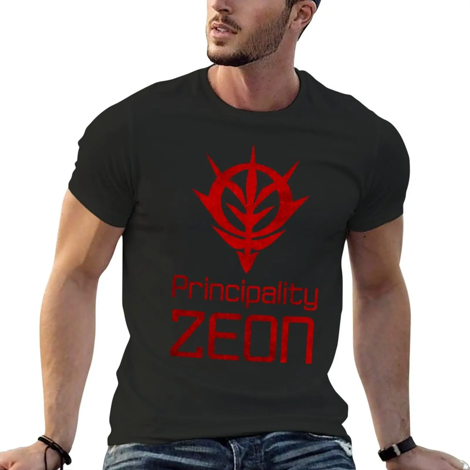 zeon red logo T-Shirt aesthetic clothes customizeds t shirts for men graphic