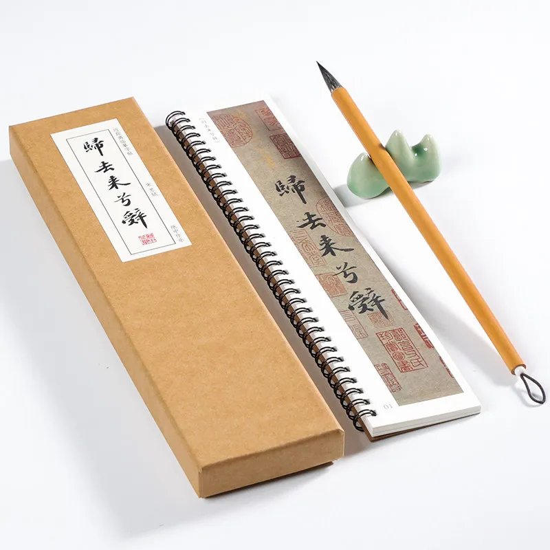 Cuaderno de Caligrafía con Pincel, Libro de Práctica de Escritura de Caracteres Chinos de Cercano Corte, Tarjetas de Caracteres Chinos para Trazado, Libro de Práctica de Escritura de Escritura Fluida Su Shi