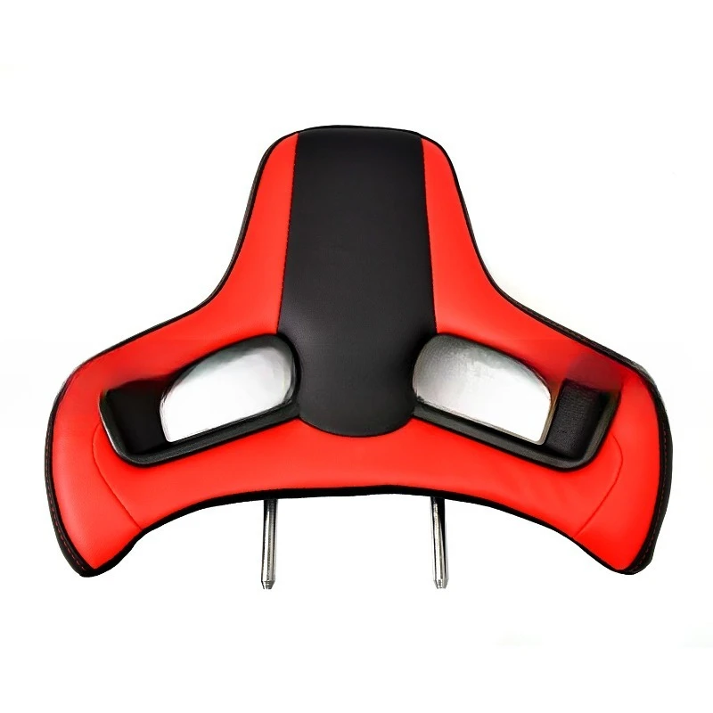 

Universal Plug-in Racing Seat Headrest, High-quality Leather for Sports