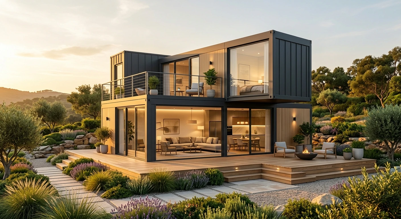 Airbnb Prefab House Expandable Container Modular House Bedroom Bathroom Kitchen Tiny for Short Term Rental Investment Use