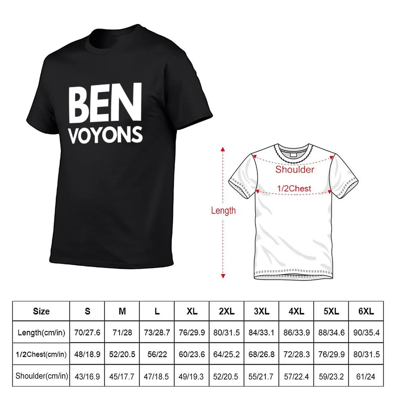 Ben Voyons T-Shirt basketball graphic tees summer clothes graphic t shirts oversized t shirt men