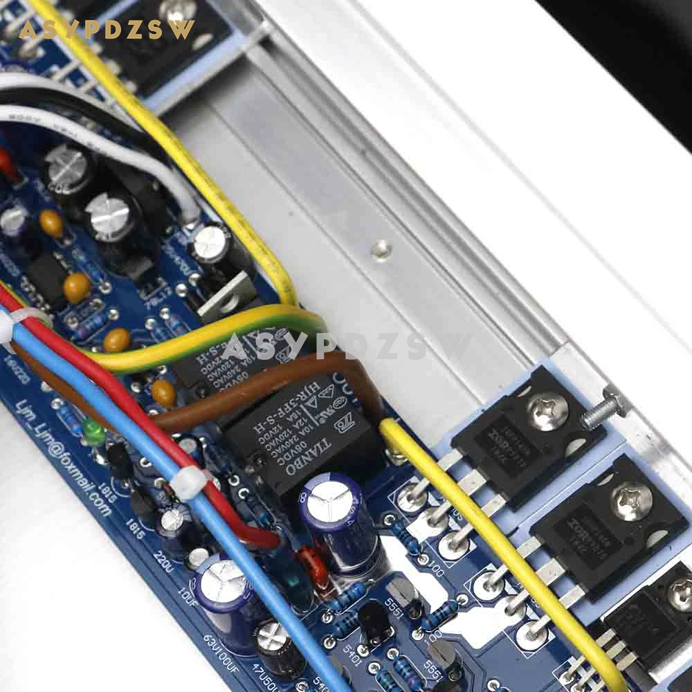 HIFI L50 Стерео полный мост комбинированный усилитель мощности с 4-сторонним входом/SPK защита 500 Вт 8 Ом