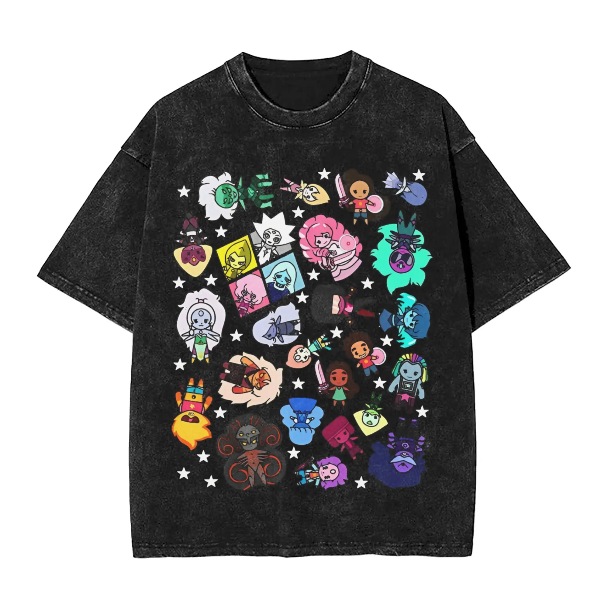 Stevens Universes Vintage Star T-Shirt Men  Vintage Cotton Tees O Neck Short Sleeve T Shirt Gift Idea Clothing