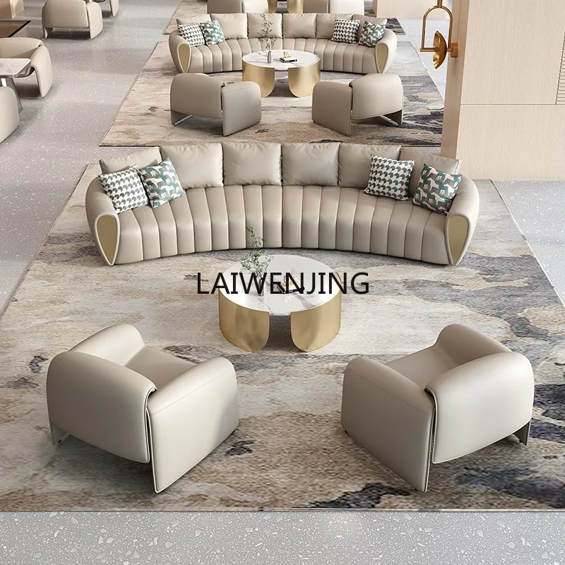 

SGF Sales Office Sofa Hotel Lobby Business Circular Arc Hall Reception Sofa