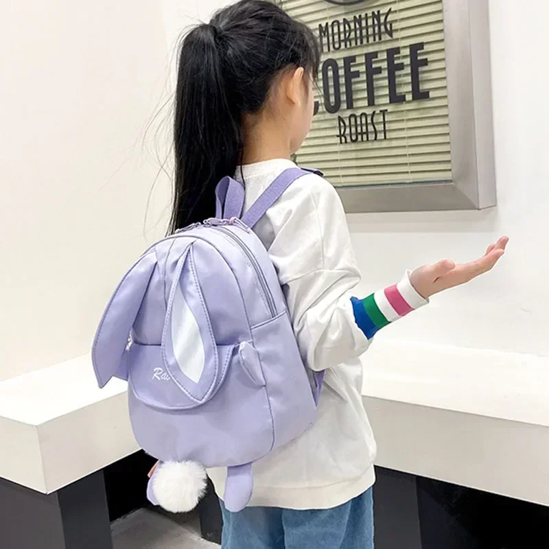 Fashion Children School Bags Bunny Portable Backpacks Kids Travel Rucksacks Cute Boys and Girls School Book Backpack Chest Bag