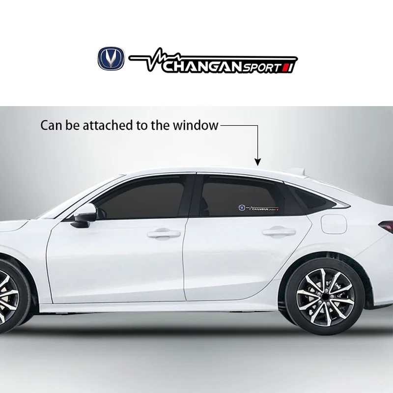 2 قطعة نافذة السيارة ممسحة ملصقات ملصقات الإبداعية ل Changan UNI-K CS35 CX70 CS85 CS55 CS75 Alsvin EADO شعار السيارات ديكور الشارات #5