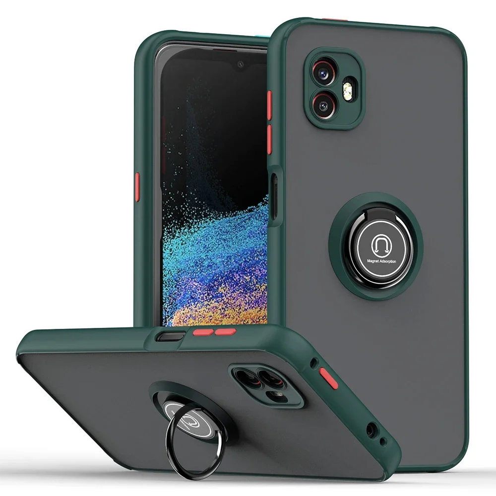 Rüstung matt Fall für Samsung Galaxy Xcover 7 Xocver 6 Pro Cover Ring Magnet halter Stand stoßfest Coque Fundas – Detail 16