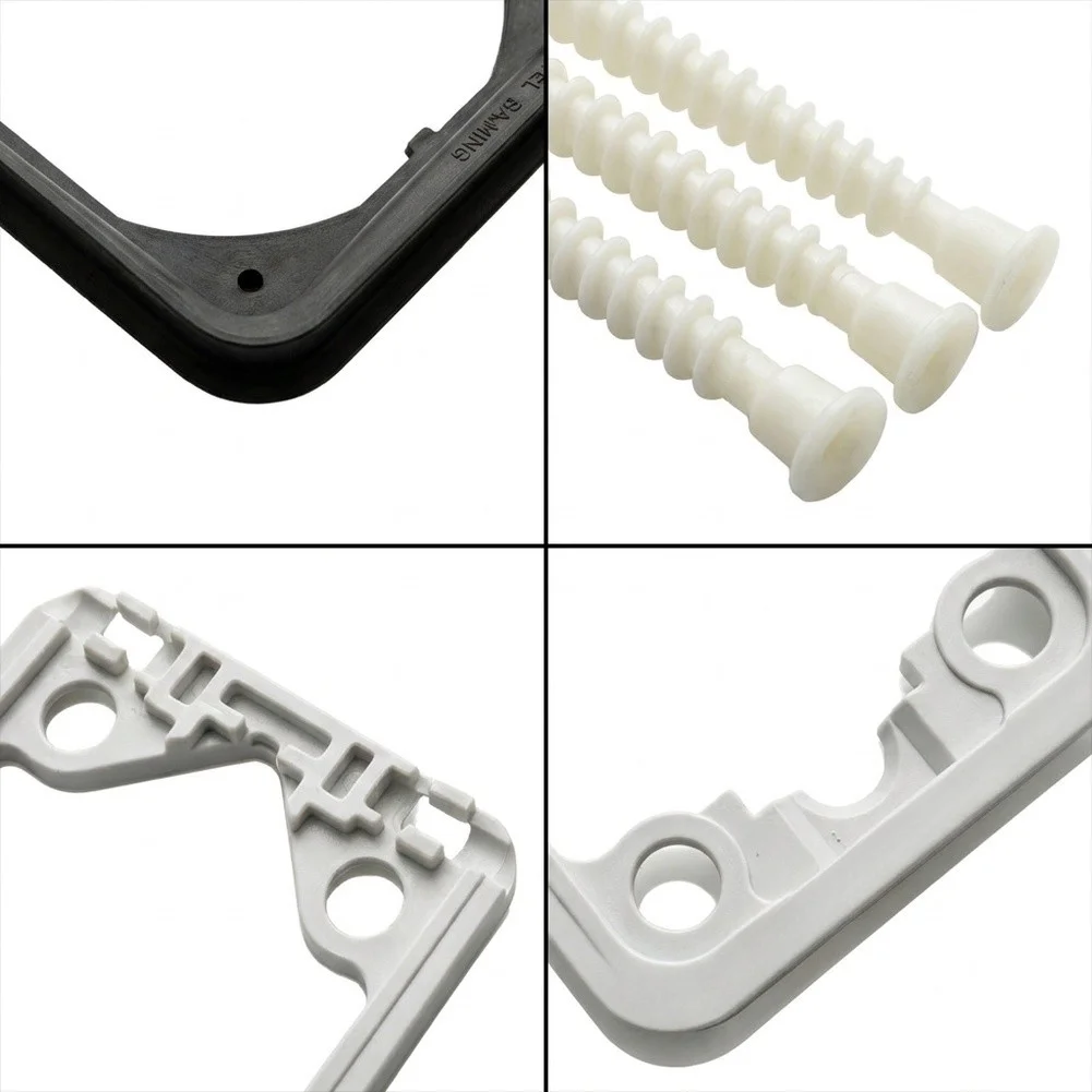 Shower Head Faucet Accessory Kit for 93111000 Bracket Components Button Panel Fastener Replacement Black White