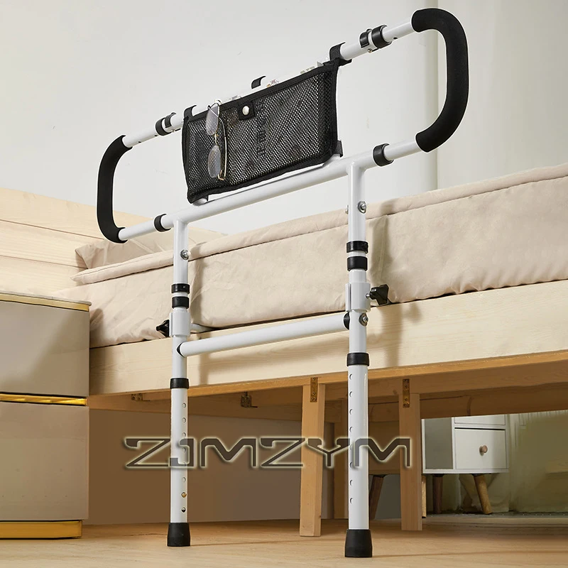 Elderly Bedside Handrail Arise Railing Disabled Bedside Handrail and Bed Fall Protection Fence Elderly Stand Up Assistive Device