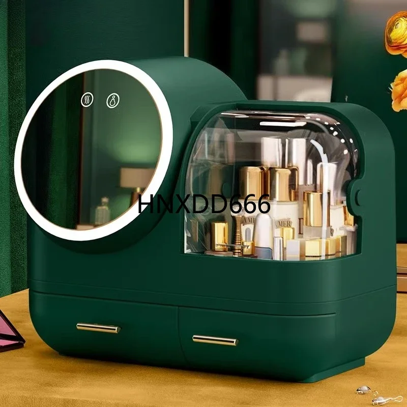 Refrigerator organizer box Secret lego storage and organization transparent plastic storage box bathroom  Modern makeup case - view 2