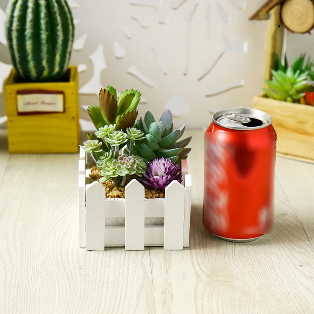 

Plastic Pots Simulation Green Simulation Flower Pot Plant Decorative Bonsai Fake Flower Office Garden Ornament