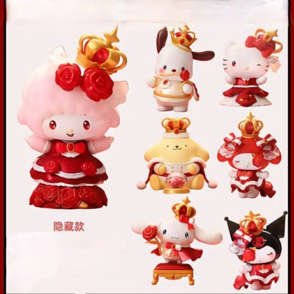 

TOPTOY натуральная Sanrio Family Rose Night Series слепая коробка модное милое настольное украшение ручной работы Коллекционный подарок