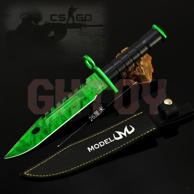 

26cm/10.24in GO'S Medieval Knife Samurai Cosplay Props Weapon Model Game Peripherals Boyfriend Gift Collectible Desk Outdoor Toy