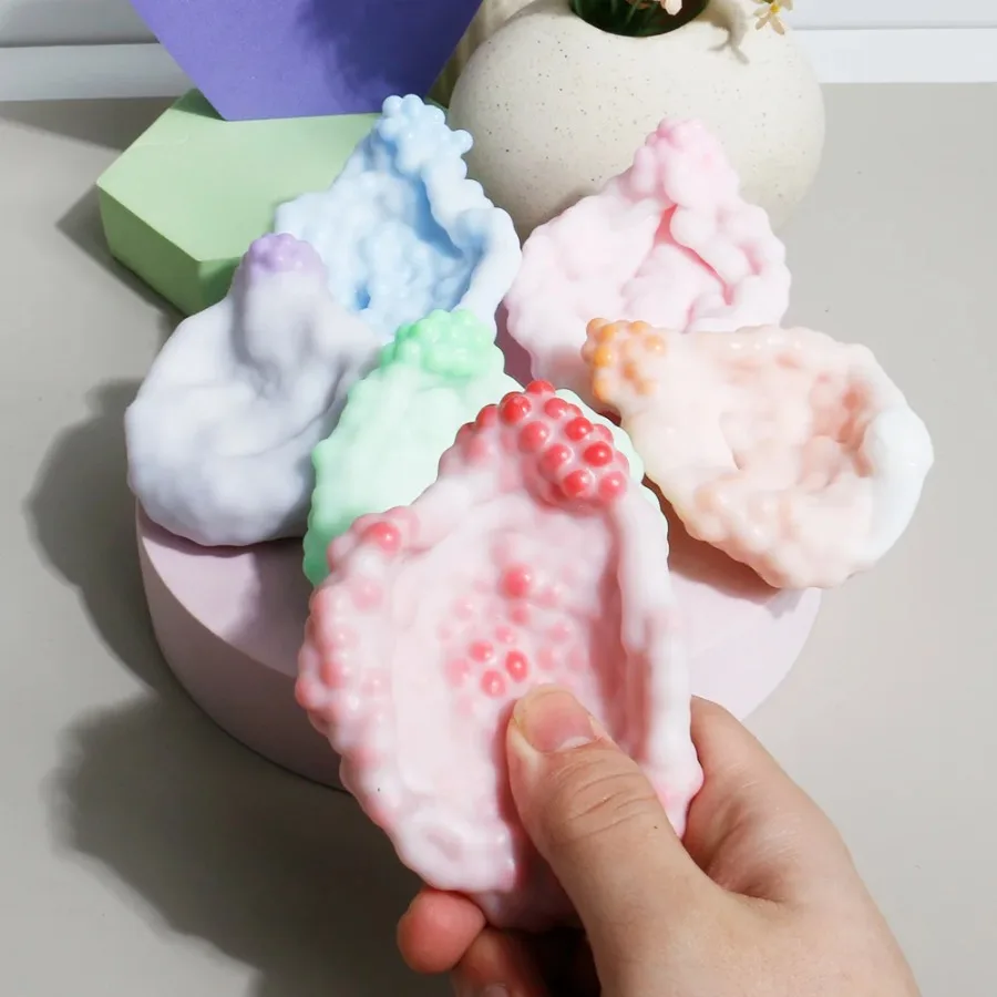 A-Squishy – balle anti-Stress, jouet sensoriel de décompression, pour adultes et enfants, doux, à montée lente, cadeau de bureau et de maison