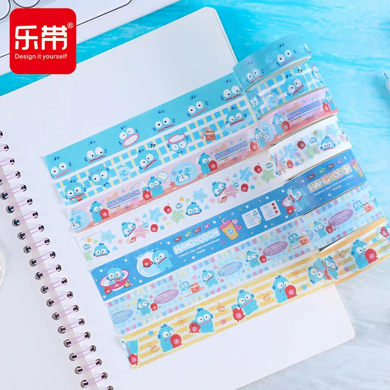 Imagem -03 - Papelaria Sanrio Kawaii Adesivos Fita de Papel Hangydon Material do Livro de Conta de Mão Adesivo Material de Escritório Caixa de Presente