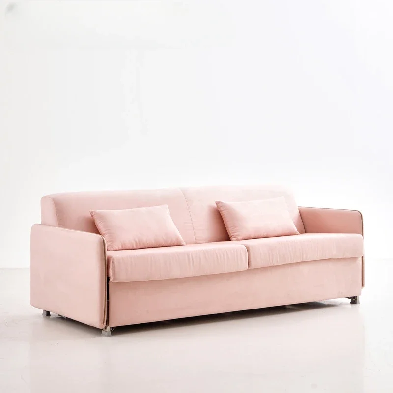 Sofa Bed Stretchable Mother And Child Bed Apartment Living Room Double Lazy Technology Cloth Sofa Bed