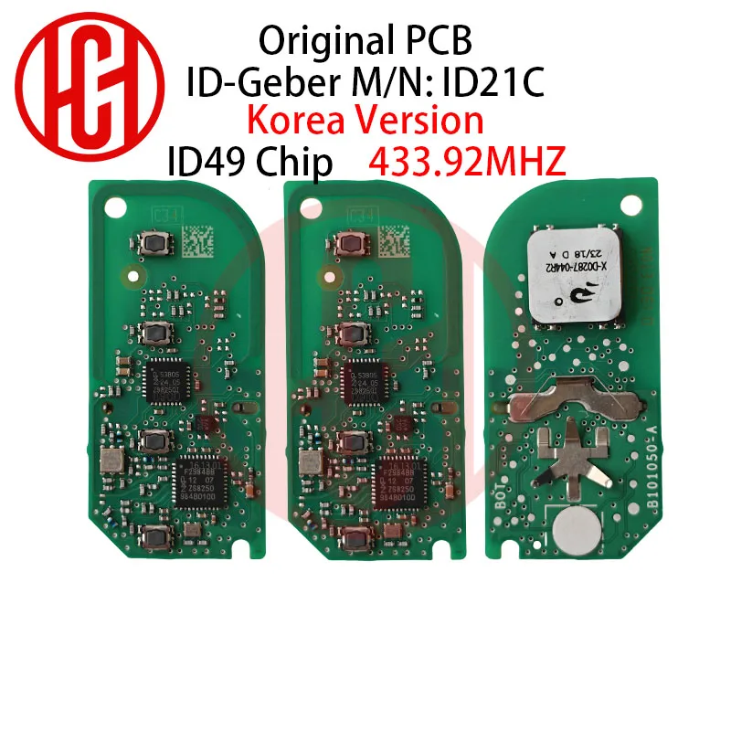 Korea-Version Original PCB ID21C 433,92MHz ID49 NCF295xV Proximity-Autoschlüssel für BMW G30 520D 2017 Fahrgestell G-Serie