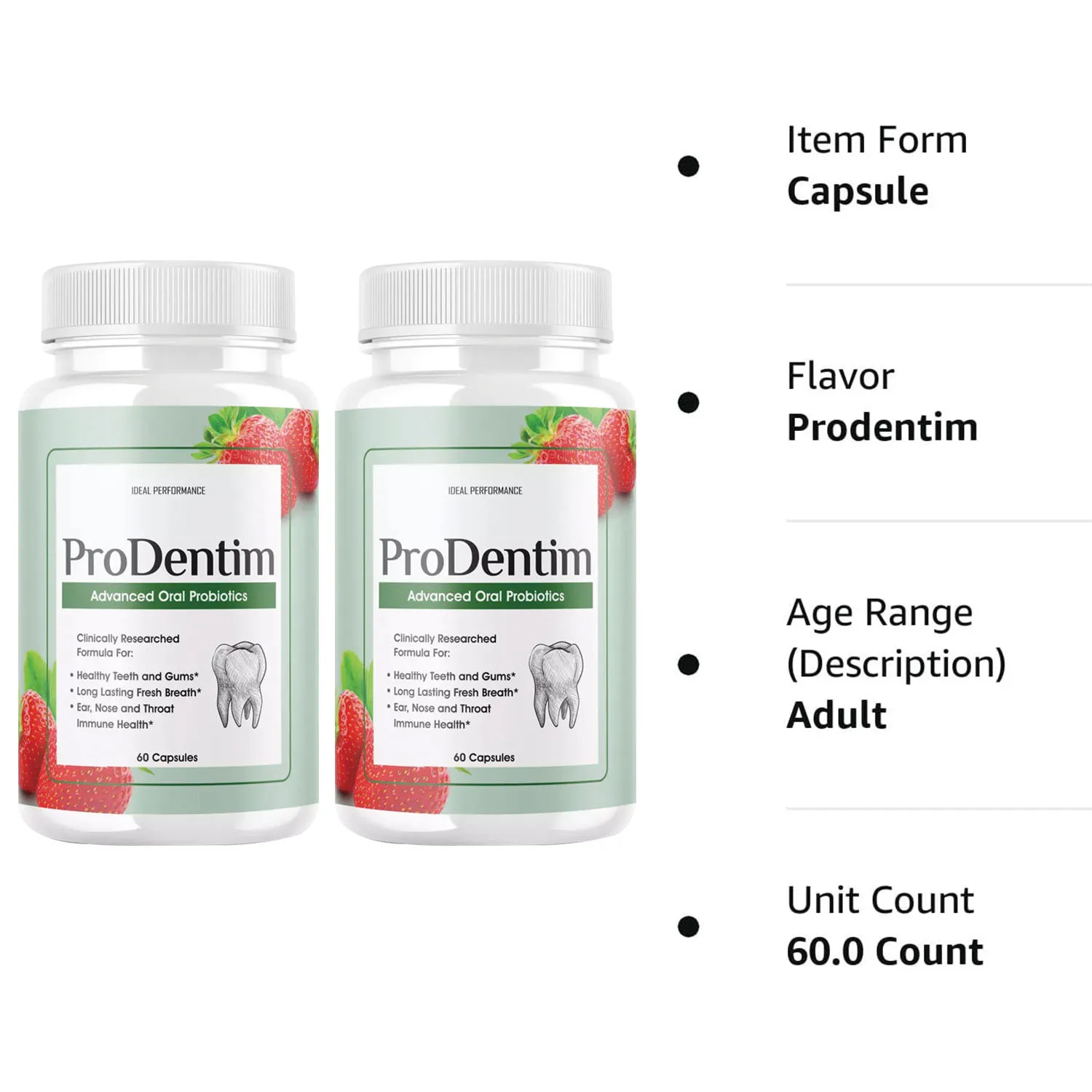 البروبيوتيك عن طريق الفم المتقدم - يعزز صحة اللثة والأسنان، ويمنع مشاكل الأسنان، ويجدد ميكروبات الفم