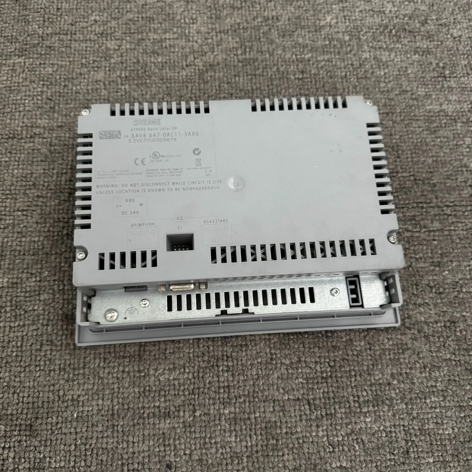 Siemens 6AV6 647-0AC11-3AX0용 6AV6647-0AC11-3AX0 HMI 패널