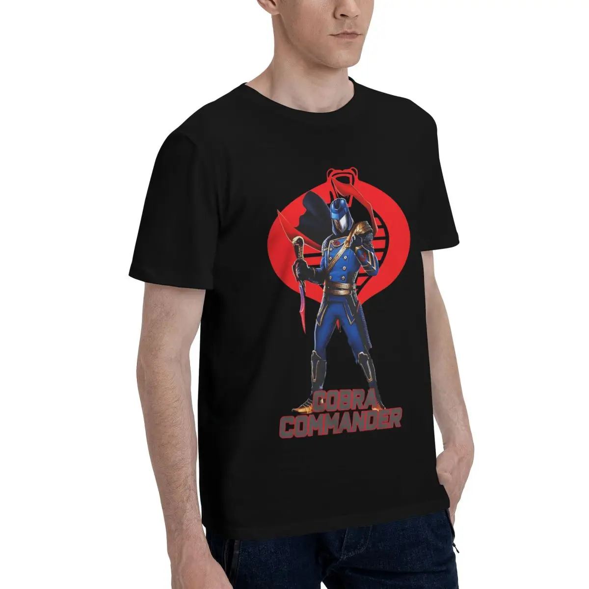 Cobra Commander Hero Art Graphic Movement High grade Kemp T-shirts Leisure Eur Size