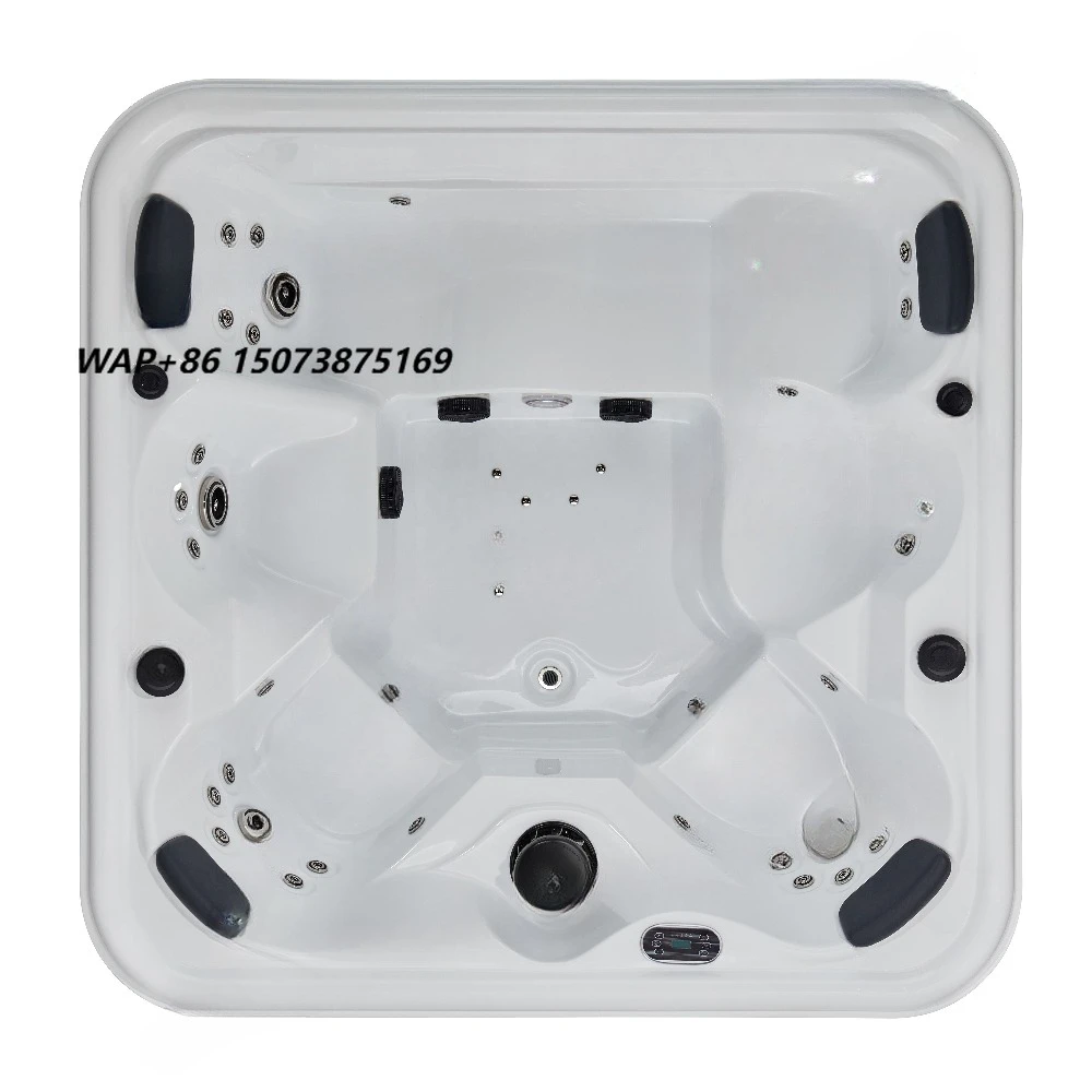 MEXDA Acrylic Massage Spa Whirlpool Customized 6 Person Outdoor Bathtub Hot Spa Hot Tub WS-092H