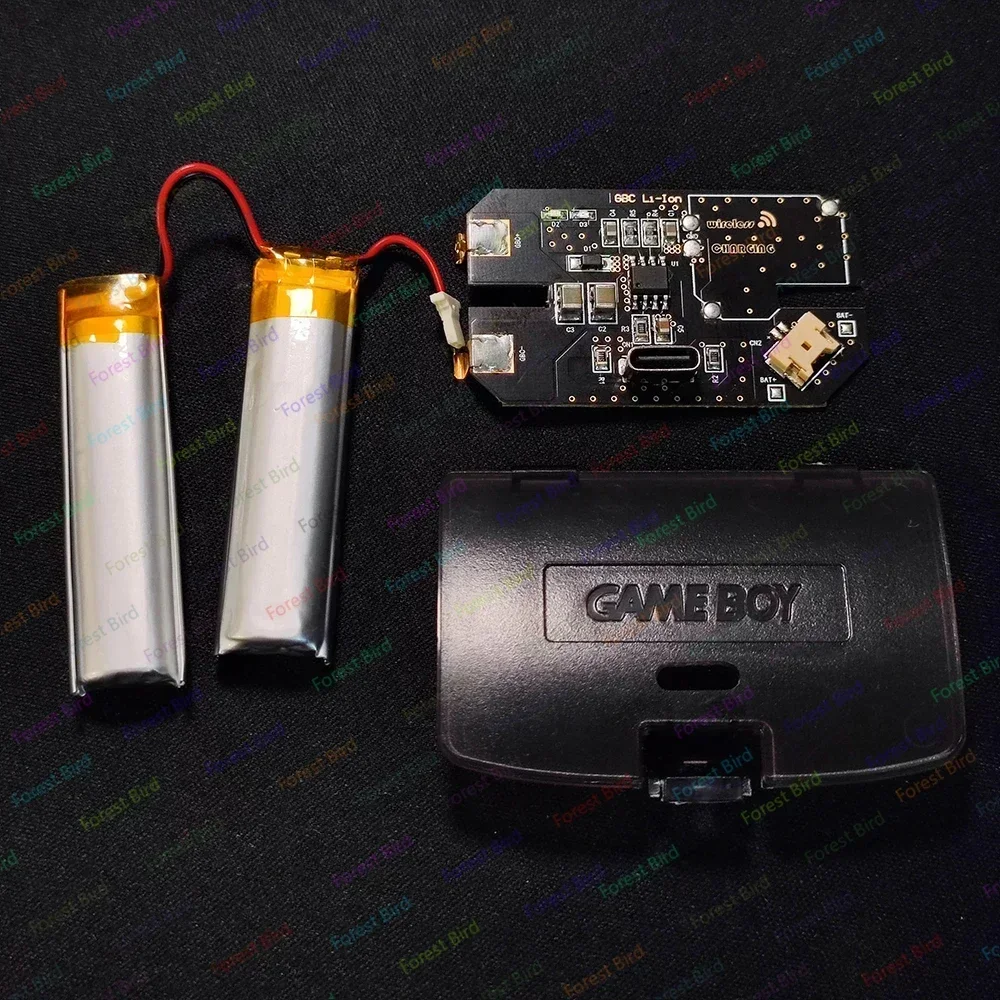 For Game Boy Color 1800mAH lithium battery Rechargeable lithium battery module for GBC Uninstallable