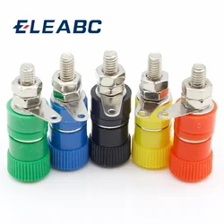 10PCS/LOT Terminal Blocks 4mm Amplifier Terminal Connector Binding Post Banana Plug Jack Mount