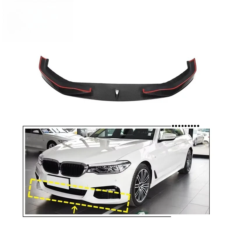 Carbon Fiber Front Bumper Lip for 5 Series G30 G31 M-TECH M Sport Package Car Styling