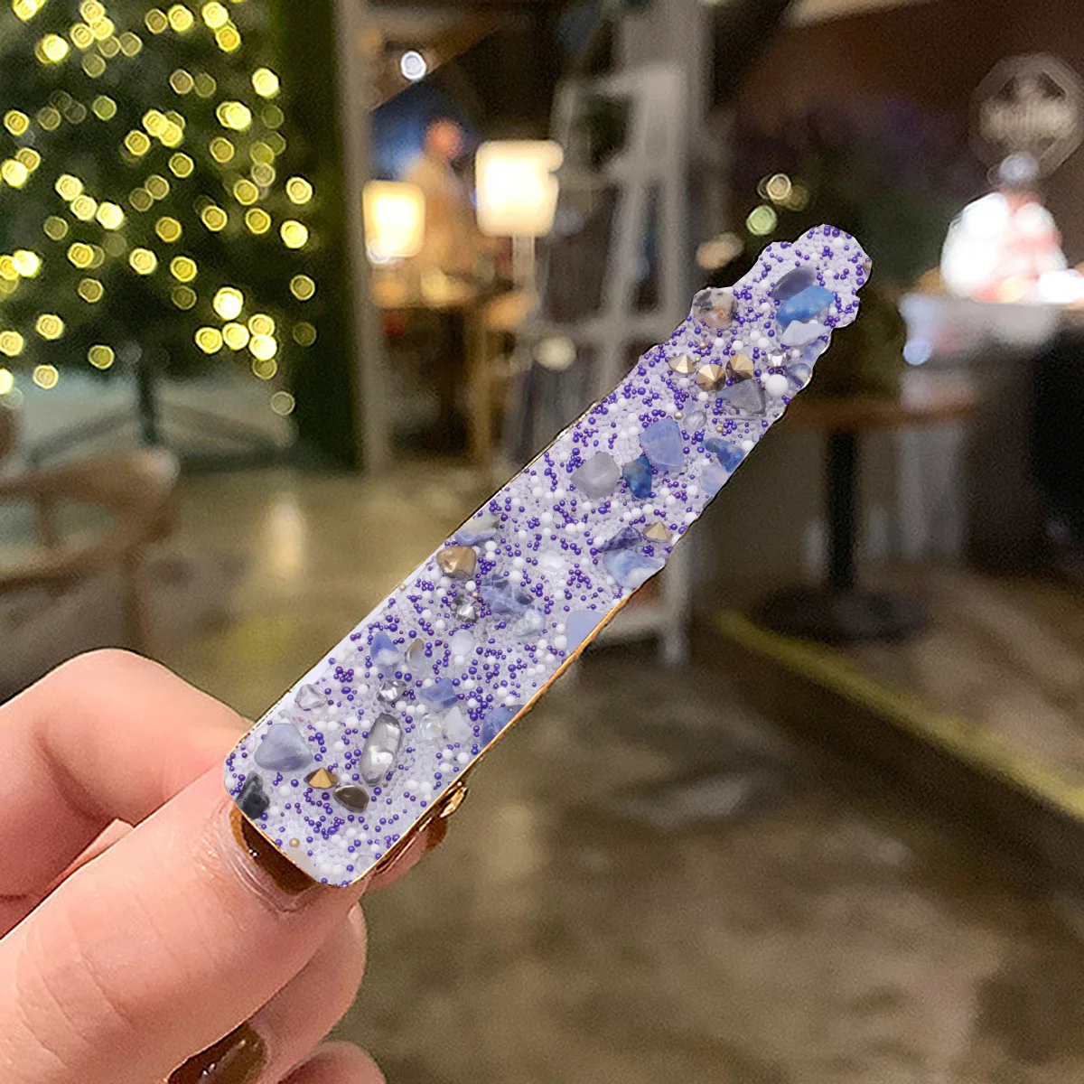 

1 Meter Colorful Rhinestone Shell Trim 2Cm Width Purple Bling Ribbon For Dress Sash Belt Diy Sewing On Shoes Bags Embellishment