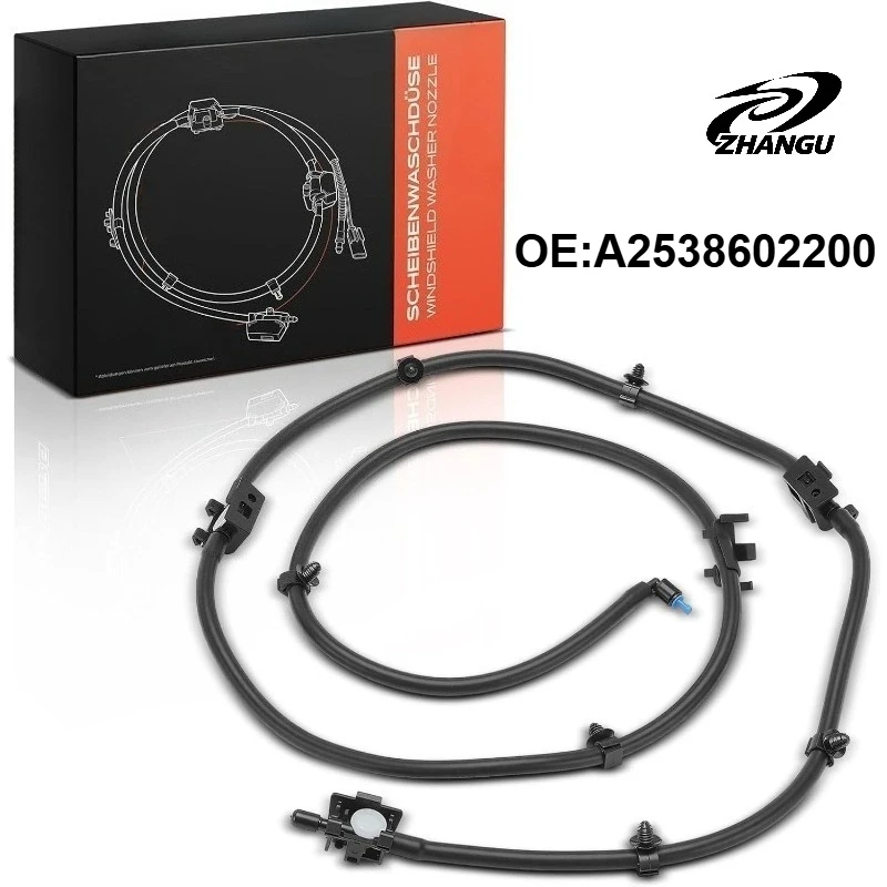 

Authentic New Windshield Washer Nozzle Windscreen Jet Hose A2538602200 For -Mercedes-Benz X253 C253 GLC 2016-2019 Without Heated