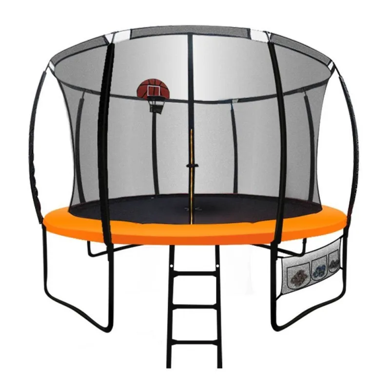 

10FT Kids Round Outdoor Trampoline with Net1