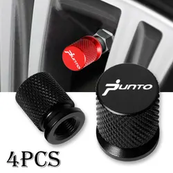 Tampas da válvula do pneu da roda de carro tampas da haste do pneu airdust à prova dwaterproof água para fiat punto acessórios automóveis