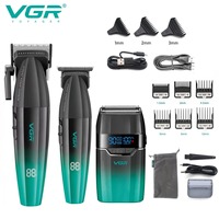VGR Face Shaver Professional Hair Trimmer Mini Shaver Cordless Beard Trimmer Adjustable Barber Hair Clipper V-906 V-003 V-308