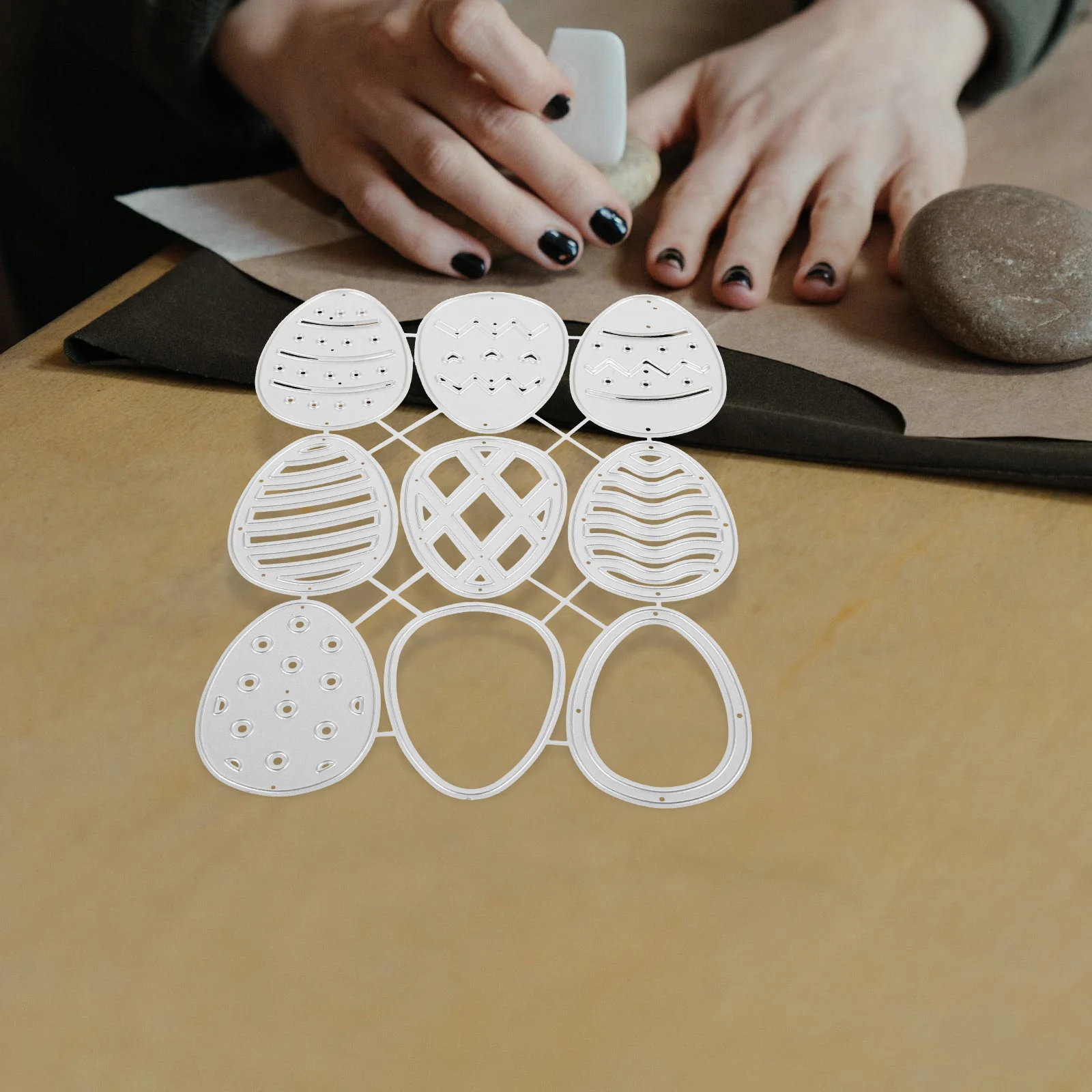 

Easter Metal Cutting Dies Carbon Steel Stencils for Paper Scrapbooking Card Making DIY Projects Valentine Storage Containers