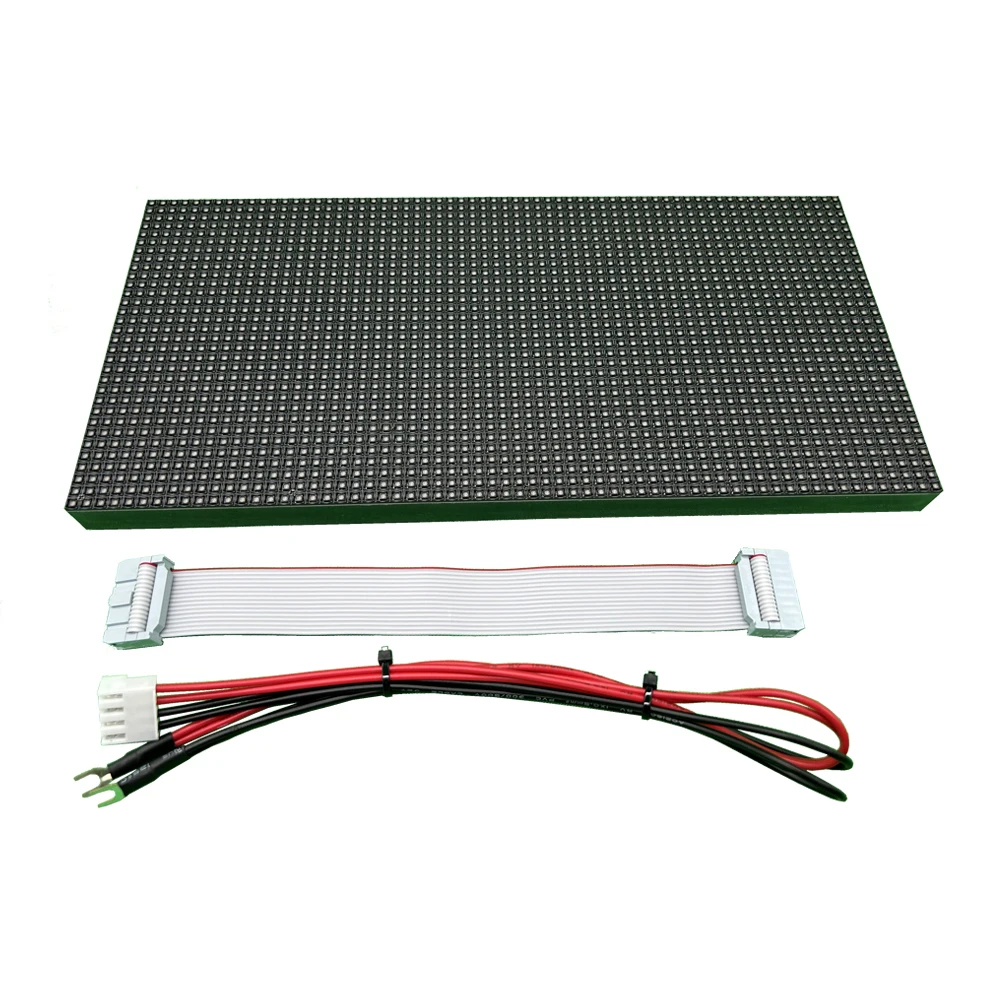 Модуль видеоплеера для рекламы с HD-фотографиями, малый светодиодный дисплей P4 для помещений, панель 256x128 мм, текстовый видеомодуль