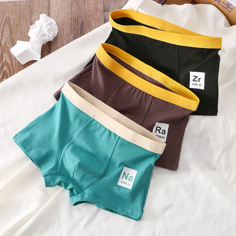 High Quality Letter Print Breathable Underpants Men Underwear Soft Panties Ropa Interior Mens Boxer Shorts Calzoncillos M-4XL