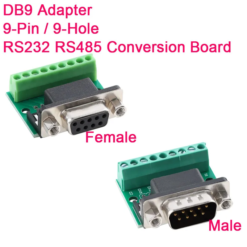 1PCS 9Pin Solderles…