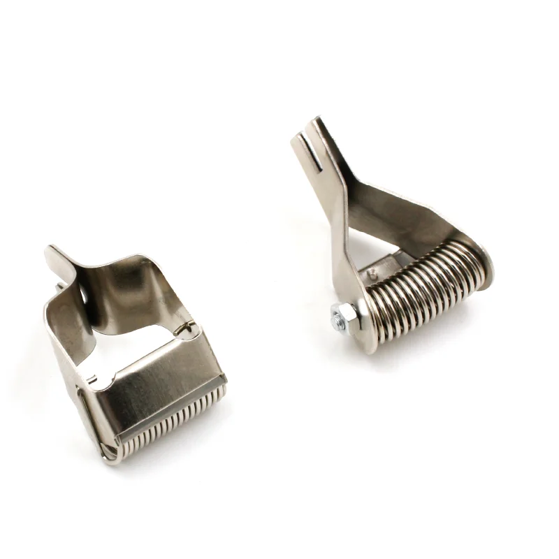 Metal AP18E High Car Presser Foot Industrial Sewing Machine Grip Snip Thread Cutter with Concealed Spring Cutting Knife 31*23mm